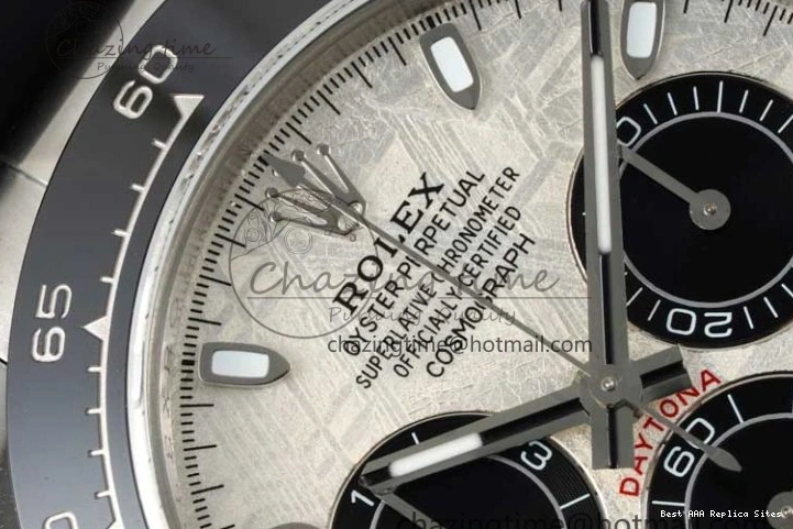 Good Copy Rolex Watches Oysterflex 116519 on 1:1 Best Edition Strap 2269 Rubber ZeroBulk SA Daytona Dial QF Meteorite 0116